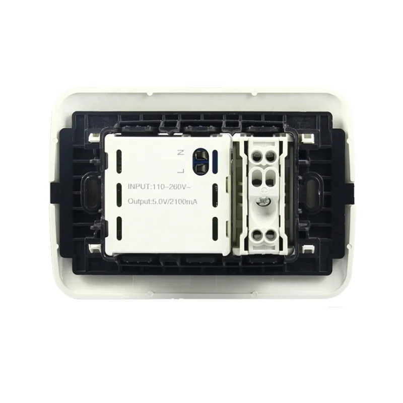 Italy Italian Smart Home Multi Outlet Europe European Double Electric Universal Wall Socket with USB