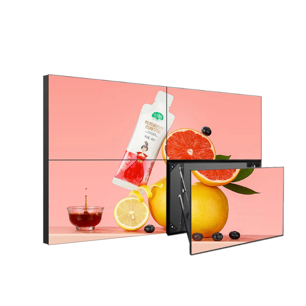 55 65 inch 4k lcd digital wall panel advertising display screen wall digit wall lcd splicing screen