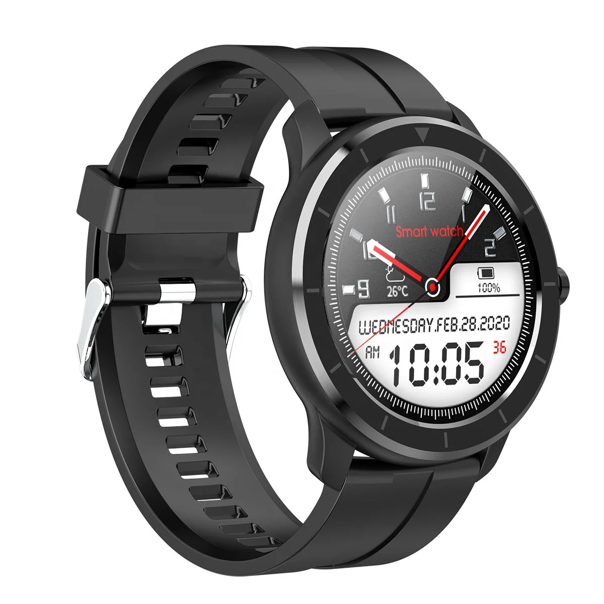 
T6 smart watch full touch multifunctional pedometer heart rate blood pressure blood oxygen waterproof sport watch pk f35 f50 