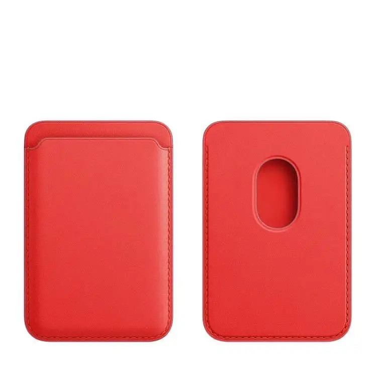 Hot sale newest design 2 in 1 PU card case Magnetic plate Leather Phone Wallet Pouch Case For Iphone 12 Mag safe