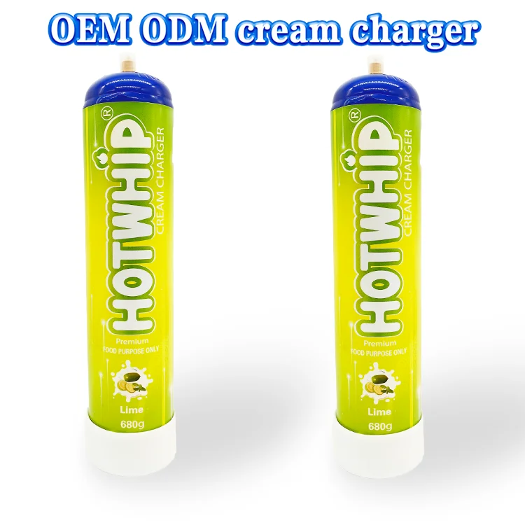 0.95L Cylinder 580G Filling Fast Whip Gas Cream Whipped Charger 615G Gas Cylinders Pallet To Uk Usa Australia