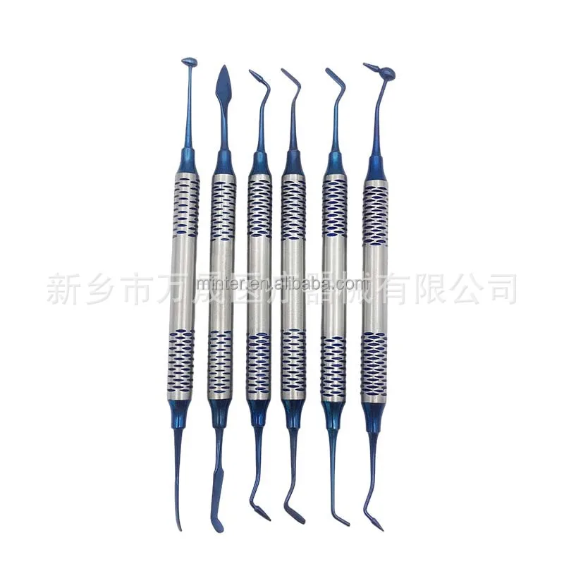 Factory Wholesale 6 Pcs Oral Care Aesthetic Restoration Set Dental Resin Filling Set
