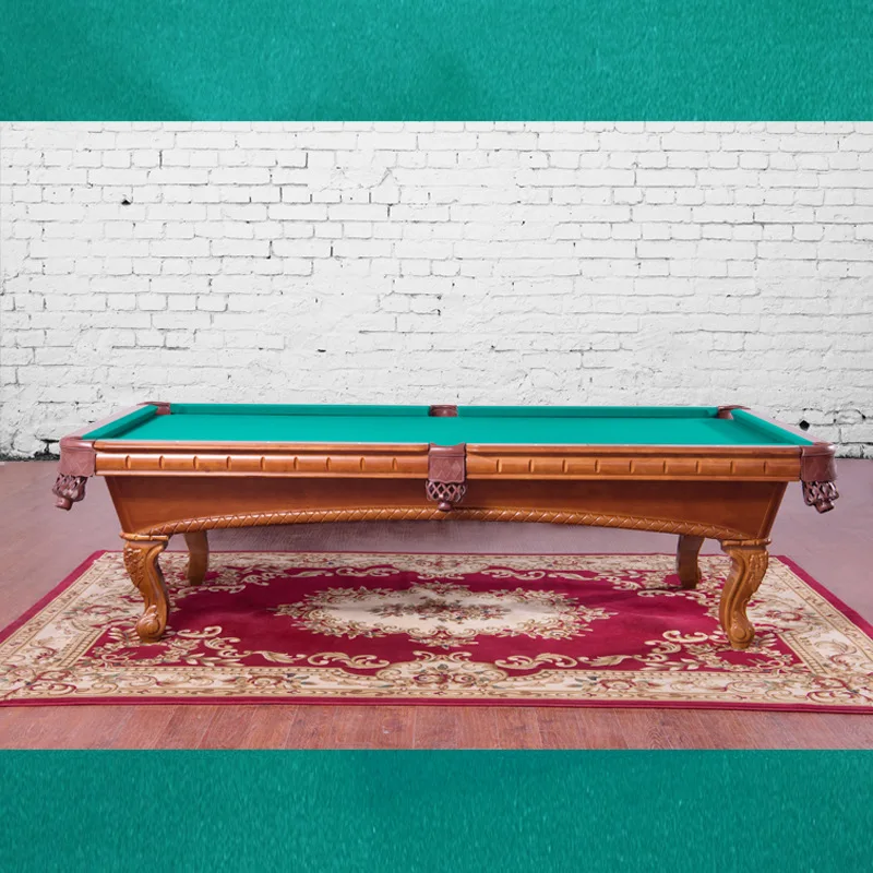 African American Adult Villa Family Carving Solid Wood Snooker Billiard Tables,Billiard Pool Table