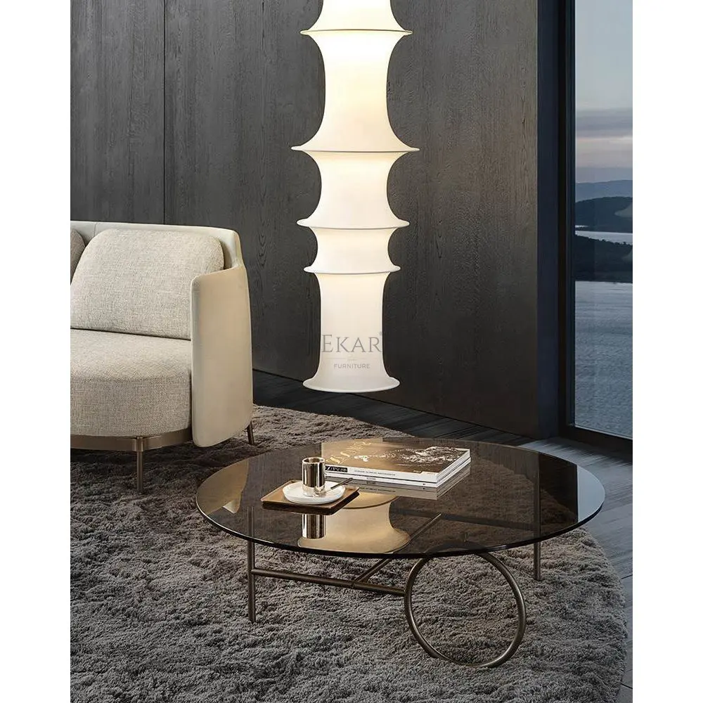 Modern Elegant Litchi Surface Indian Gray Granite Coffee Table Living Room Home School Wooden Stone Decorative Home Furniture