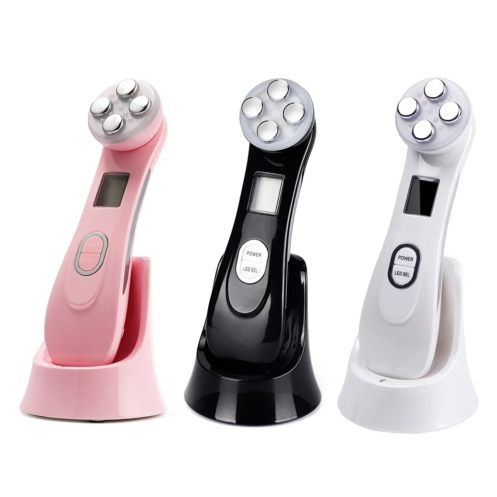 RF EMS  beauty instrument Handheld Ultrasonic Photon Face Lift wrinkle removal Facial Massager
