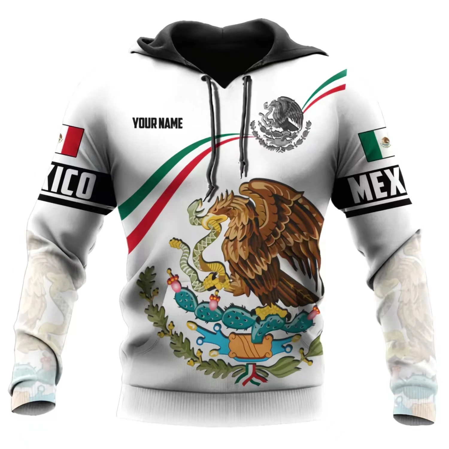 Hot selling 3D Mexico style cloth  Custom Your Brand Logo 2026 mexico sweatshirt for both men and women