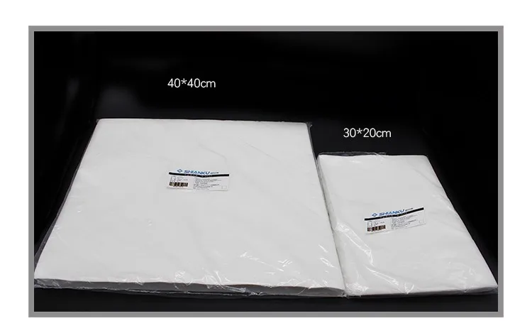 Shianku Food Grade Disposable Oil absorbing Wiping Cloth Nonwoven Dry Wipes Cleaning Cloths 40*40 CM Car Cloth Wiping