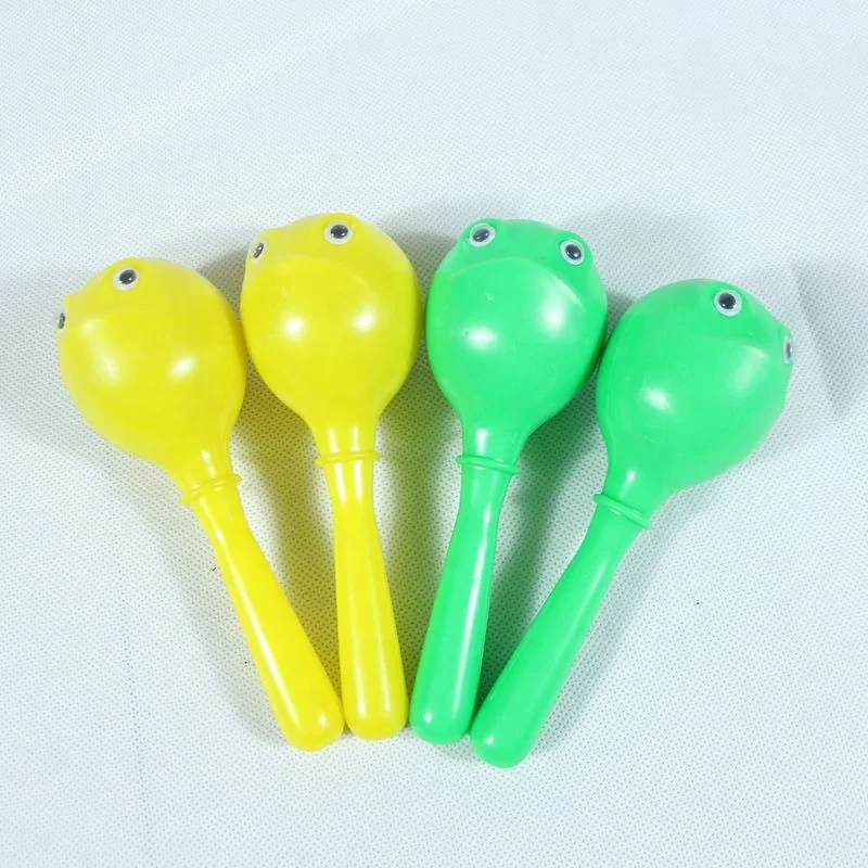 Promotional Names of percussion musical instrument animal maracas plastic maracas