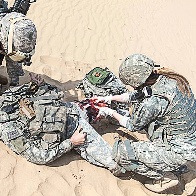 Medresq Factory Price Medical Trauma Wound Dressing Compressed Gauze Trauma Compress Bandage Hygienic Sterile Gauze