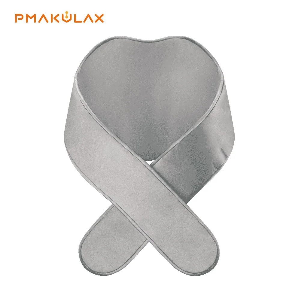 PMAKULAX Pure Silk Graphene Heating Neck Warmer Pad with USB Interface