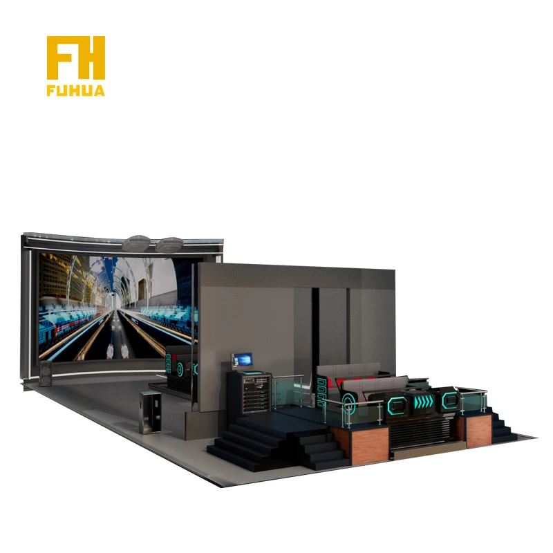 Visual Immersive  Experience  Track Cinema  3D Naked Eye  Ring-Screen  Orbital Cinema