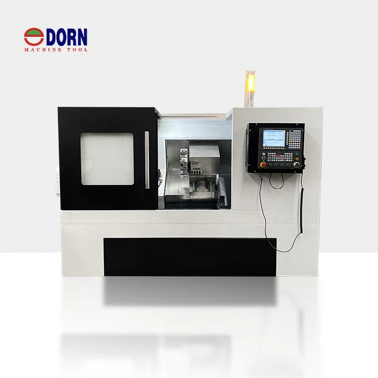 DE-CK46 High Precision Horizontal CNC Lathe Machine Slant Bed Single Spindle Automatic Manual Grade Medium Duty Machining