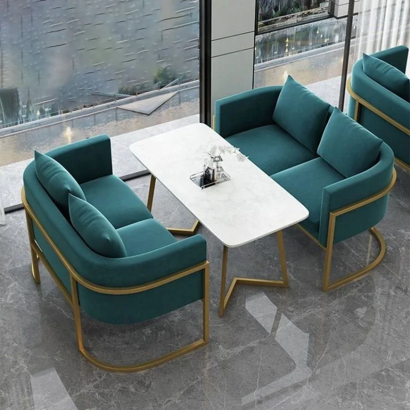 Upholstere Loveseat and Accent Chair Set Living Room Chair with Thick Padded Seat Armchairs