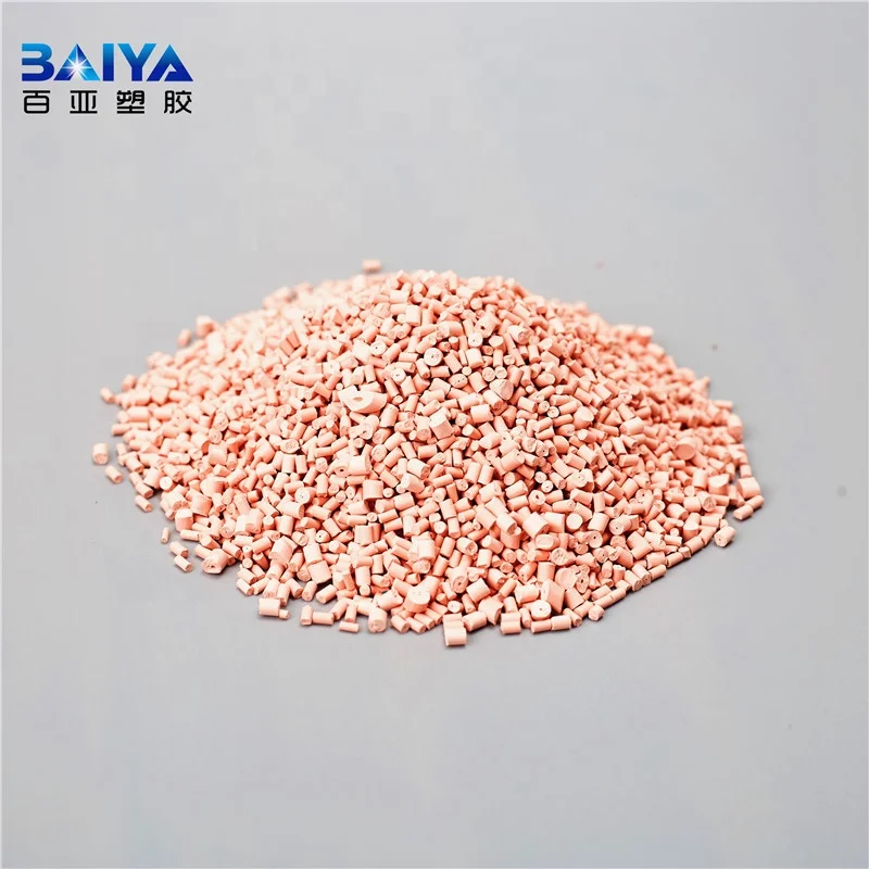 Plastic  Color Compounds Pink ABS Carrier Colour MasterBatch For Injection Moulding