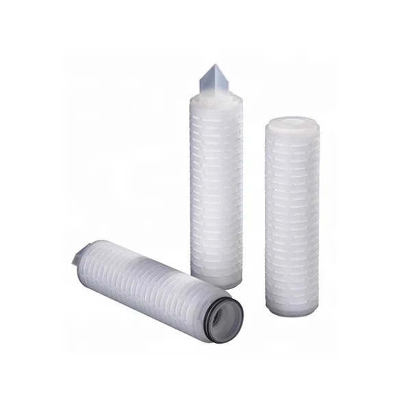 Multi layers ultra-fine PP Pleated Depth Filter Cartridge with 226 fin For Fermentation Broths filtration