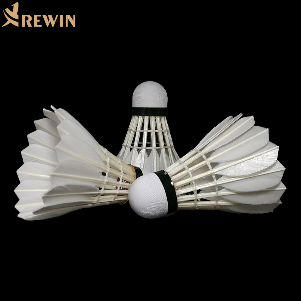 M1 Top Grade Goose Feather Badminton Shuttlecock Birdies For Tournament similar As Eg1130 High-quality and Good Hitting-feeling