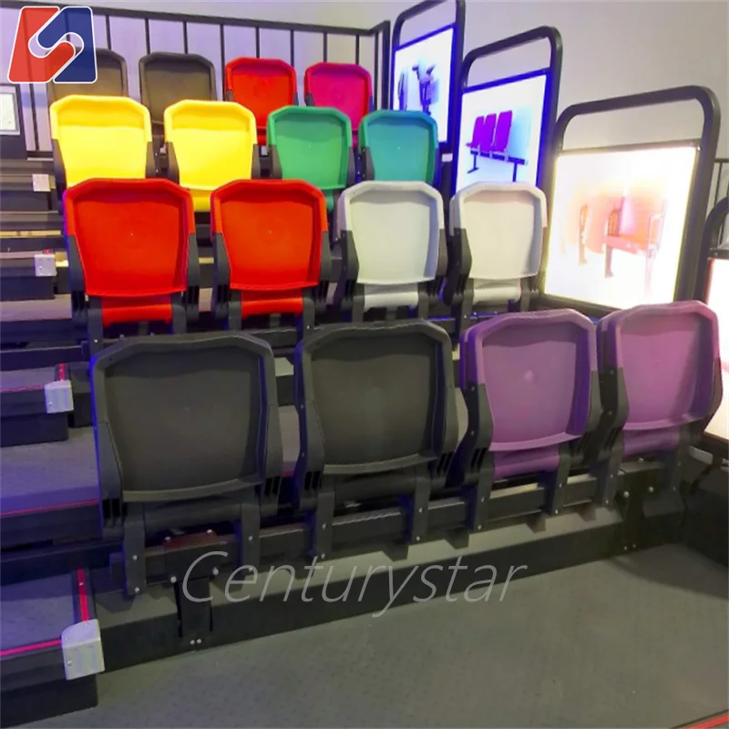 Optional Manual or Electric Outdoor Stadium Seat Telescopic stands  for Sports & Entertainment