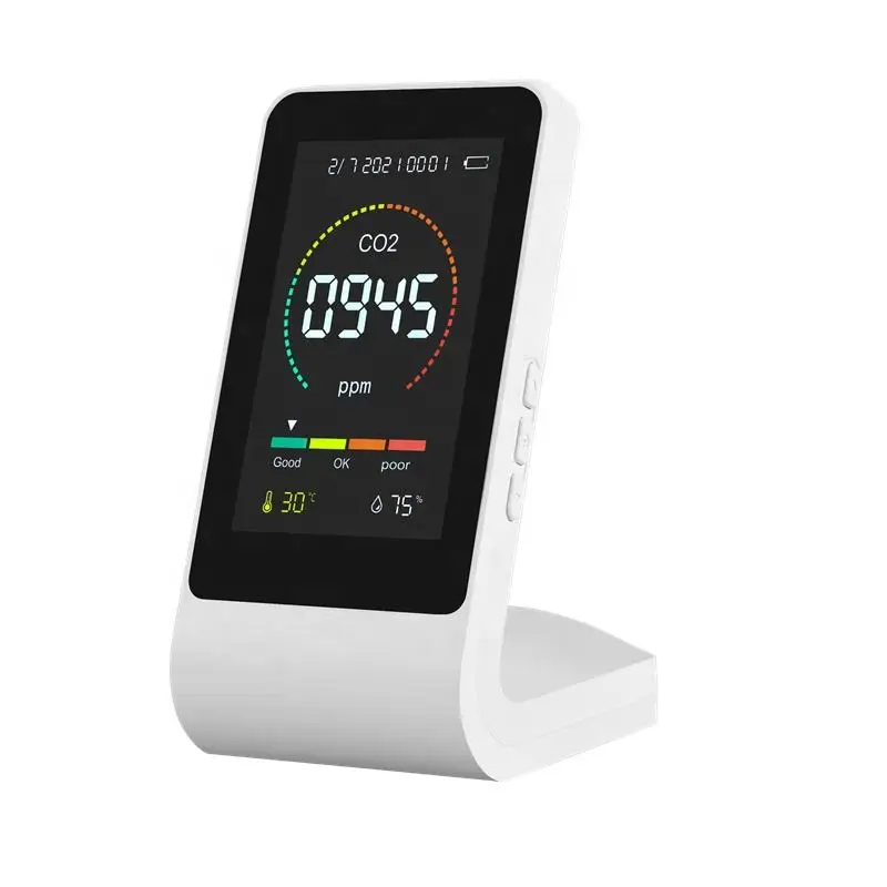 Smart home gadgets 3 in 1 Carbon Dioxide gas analyzer indoor Meters Portable Air Quality Monitor Detector CO2 Meter