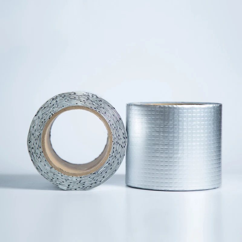 LOW MOQ Wholesale Super Adhesive Fireproof Aluminum Foil Butyl Waterproof Tape For Roof Leak