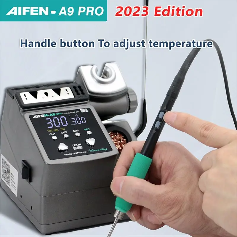 AIFEN A9 PRO With C210 C245 C115 Handle Lead-free Electronic PCB Welding Rework Soldering Station Solder Iron Tip For Phone