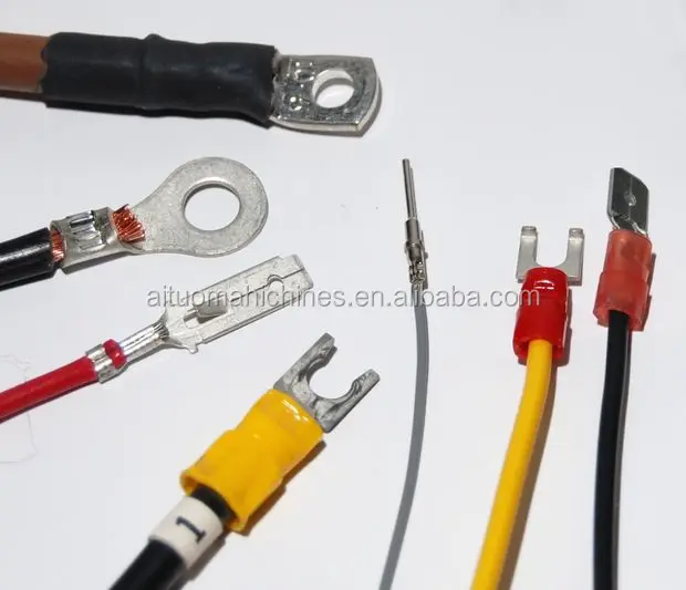 AM201 Fully Automatic Single Head Terminal Crimping Machine Wire Cutting Stripping Crimp Machine