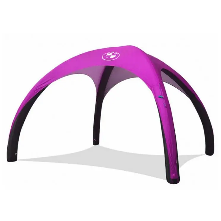 Factory Custom Portable Folding 6X6 Pneumatic Dome Spider Inflatable Tent Camping Outdoor