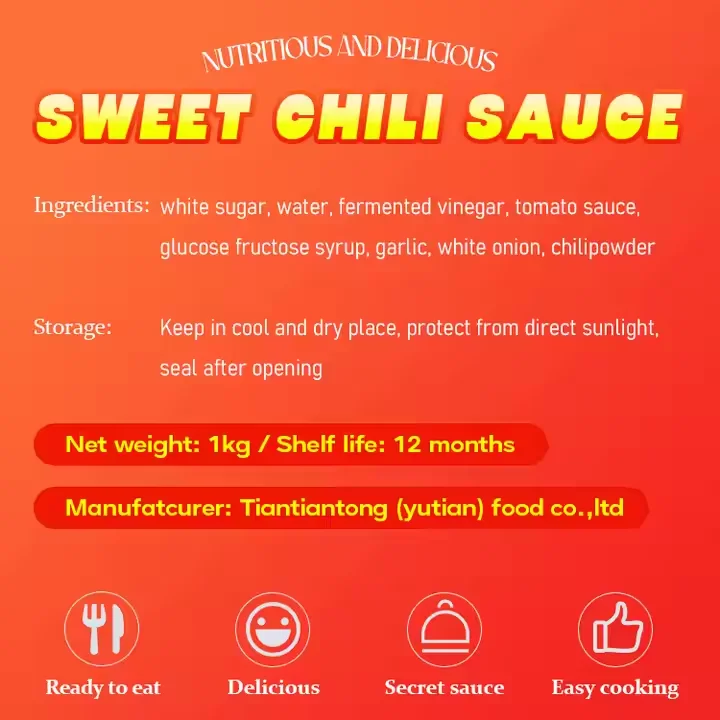 Sweet Chili Sauce Seasoning Cooking Mixer Chinese Factory Direct Sale Sweet Chili Sauce