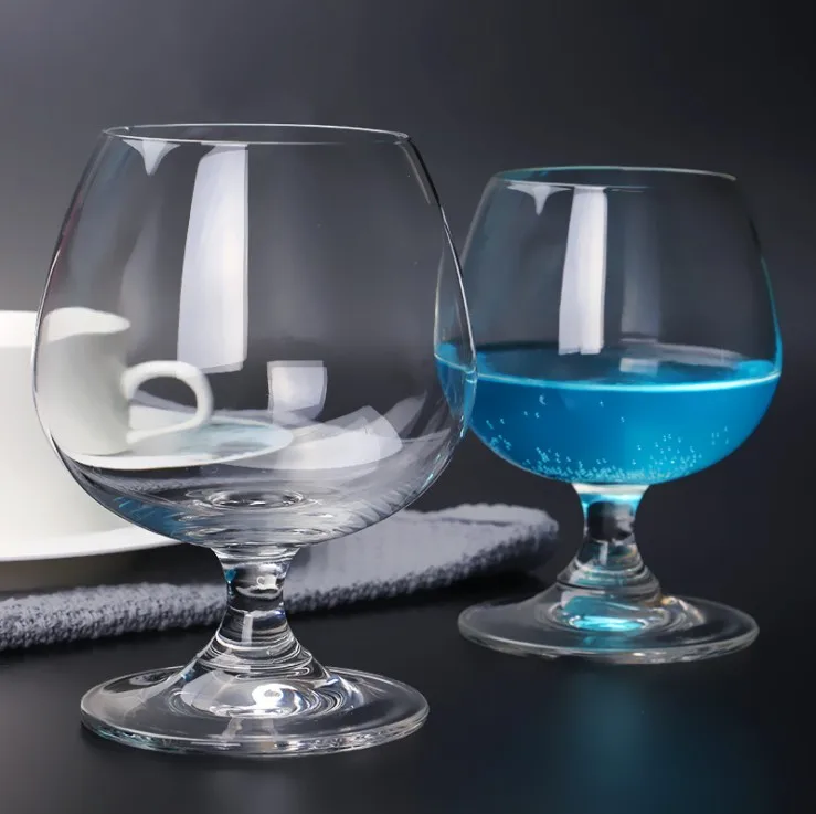 Wholesale lead free crystal brandy snifter glass large brandy glass pregnant brandy wine glass for sale