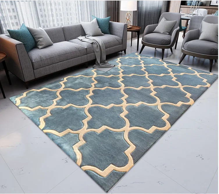 High-quality wool Muslim embossed pile-cutting carpet