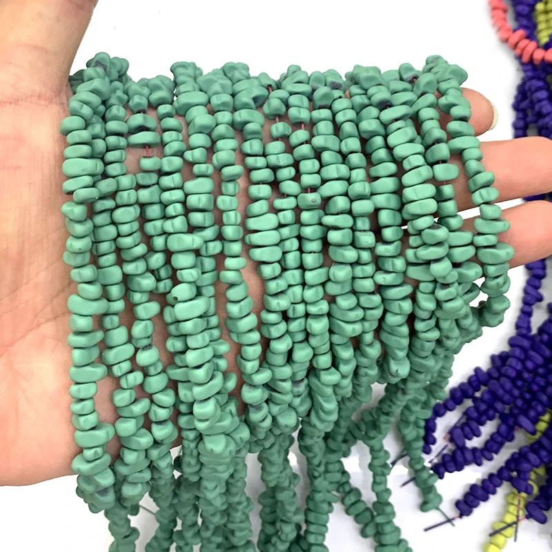 2021 Factory Price Multicolor 3X8mm Hematite Chip Irregular Beads For Jewelry Making DIY Necklace Bracelet