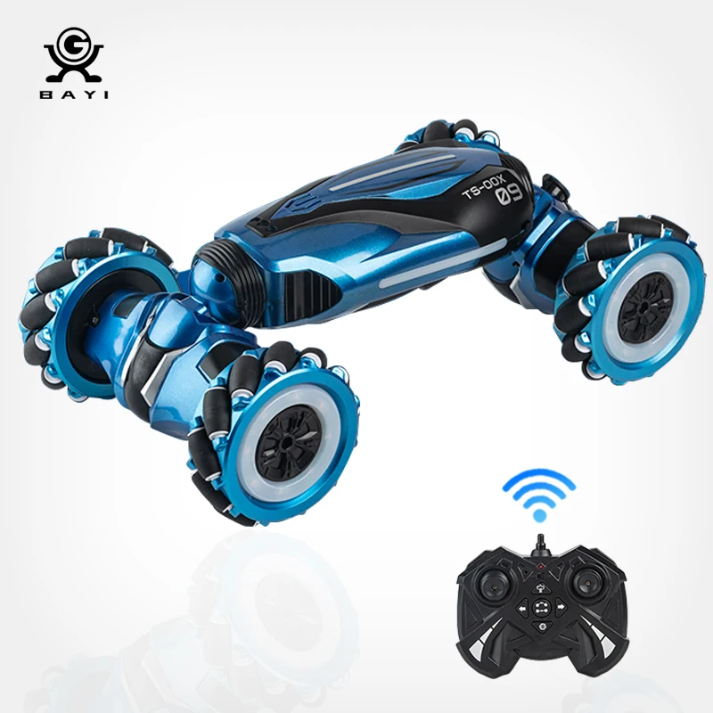 MD521 Spray Smoke Radio Gesture Induction Car Remote Control Twist Stunt Cars RC Stunt Drift Vehicle with Light Music