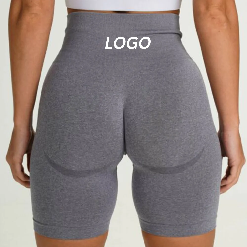 Tik Tok Hight waisted butt lifter leggings shorts Seamless biker tight shorts for women