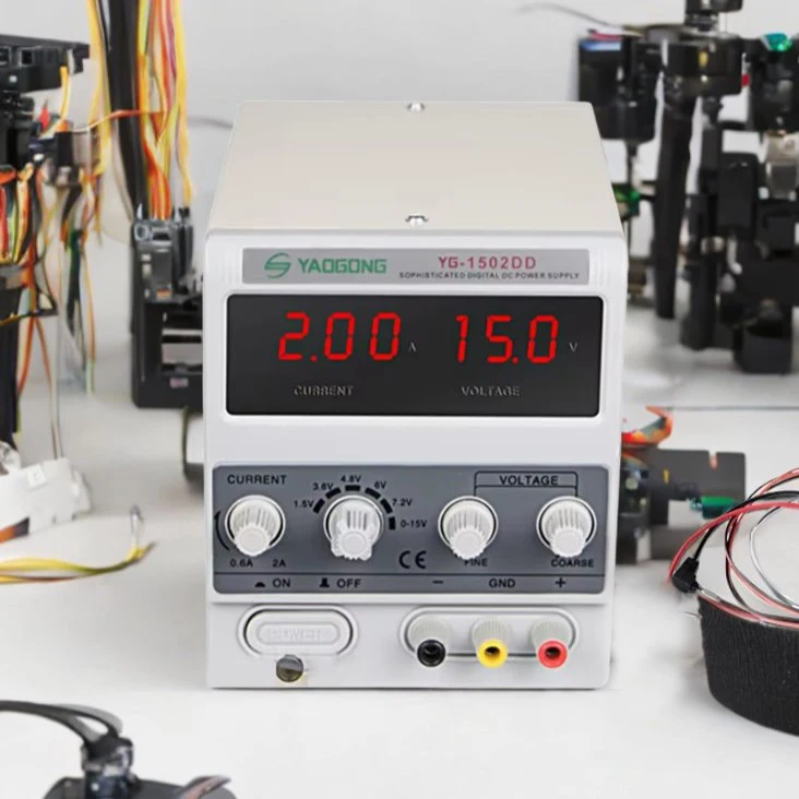DC Regulated Power Supply Multifunctional Adapter Cable Digital Display Electronic Yaogong 1502DD 15V 2A Maintenance Ammeter