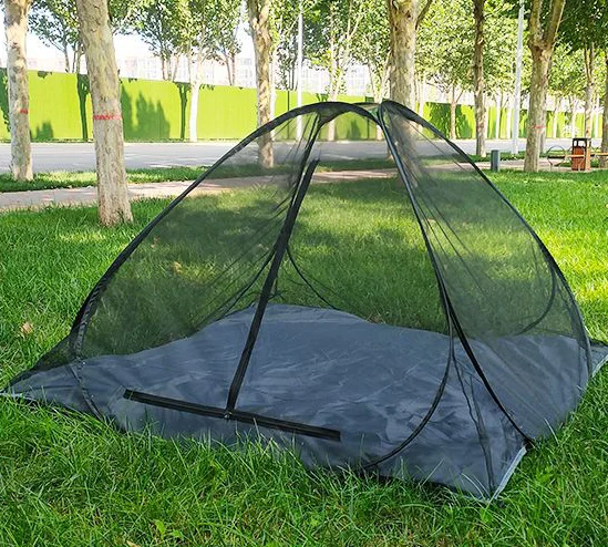 Factory Quick opening Mosquito Net mesh Outdoor camping tent  Anti-mosquitoes repellent hiking