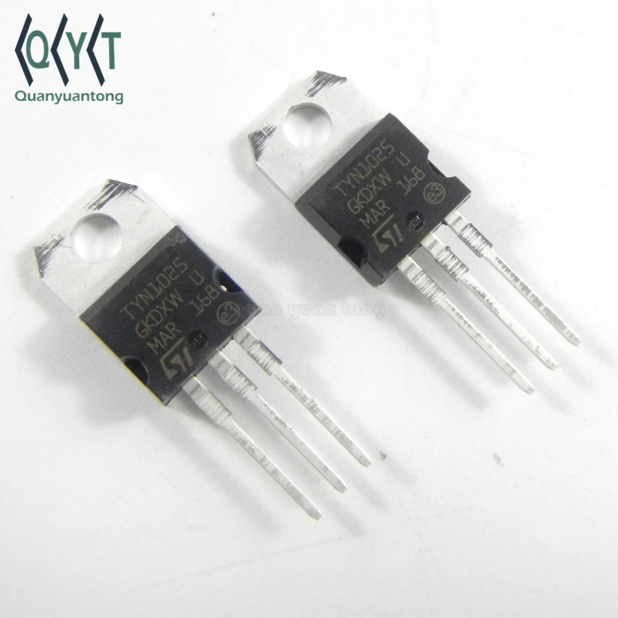 TRIAC TYN1025  25A SCRs 1000V Thysitor Scr TYN 1025  Transistor Through hole TO-220 Thysitor Original