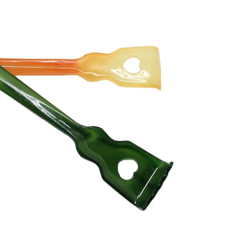Имитация нефрита пластиковый shoehorn помощь для обуви с царапиной