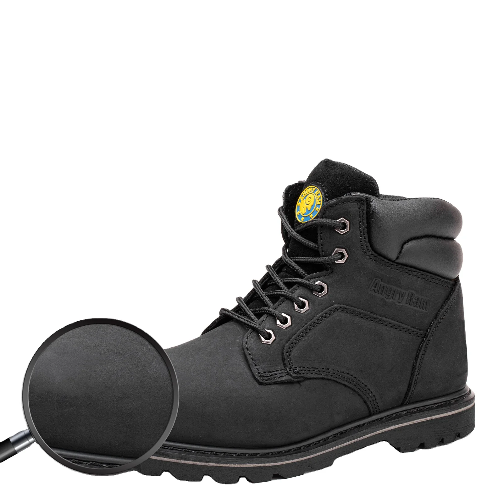 Водонепроницаемая Защитная Кожаная обувь для строительной промышленности, очень широкие рабочие ботинки из стали для леса