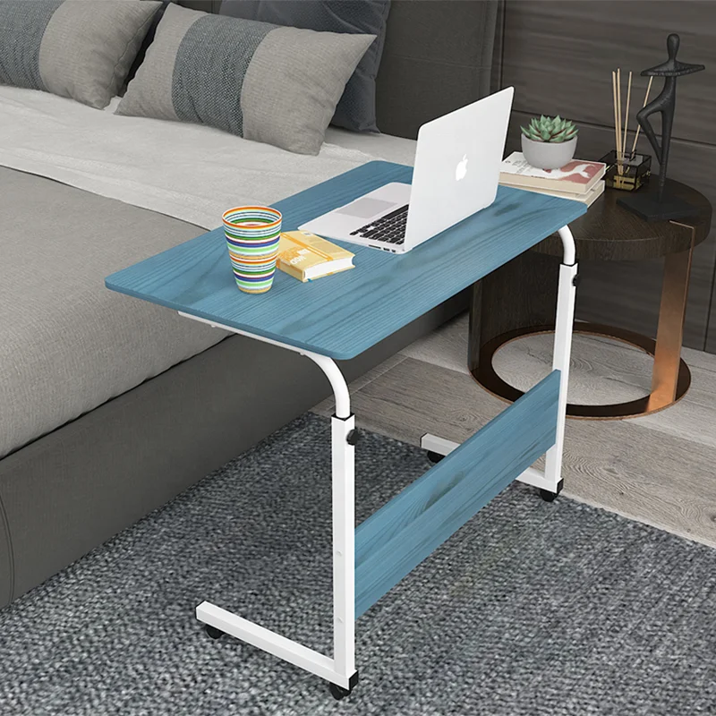 Height Adjustable Bedside Table Lifted Standing Desk Laptop Table with wheels