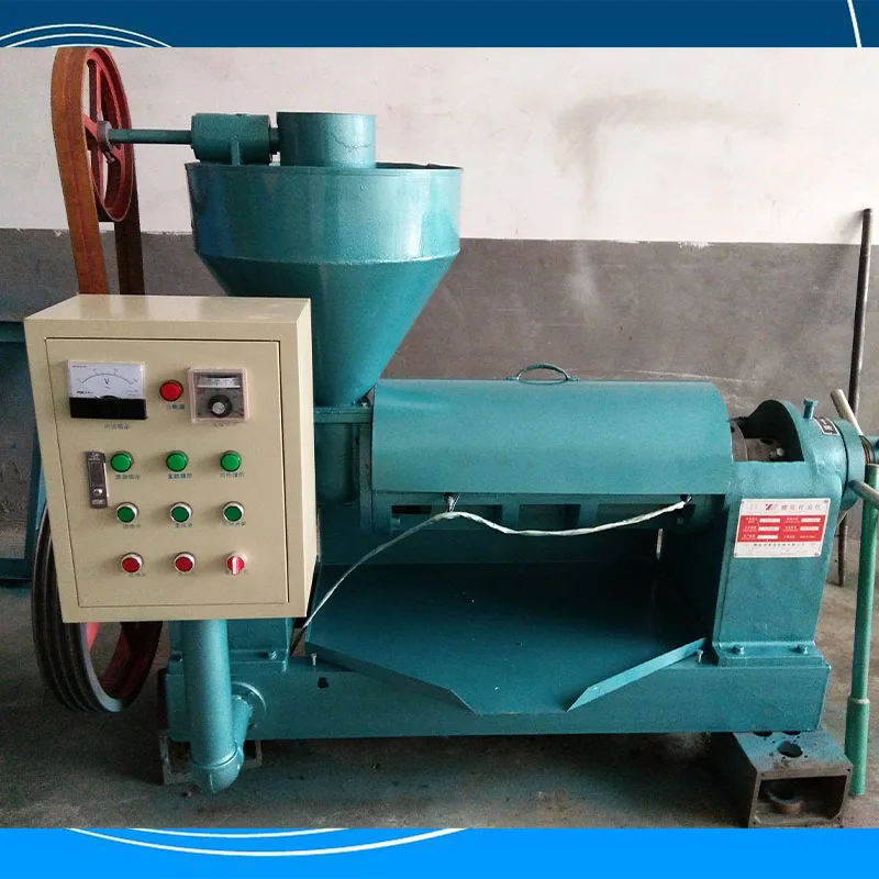 Large commercial fully automatic oil press for peanut, walnut, rapeseed, soybean, hot and cold dual-use, sesame, small