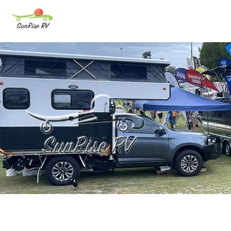 SunRise RV 4x4 Мобильный Караван Rv грузовик Кемпер С Полноразмерным грузовиком Ford Maverick Размер маловесный Кемперы