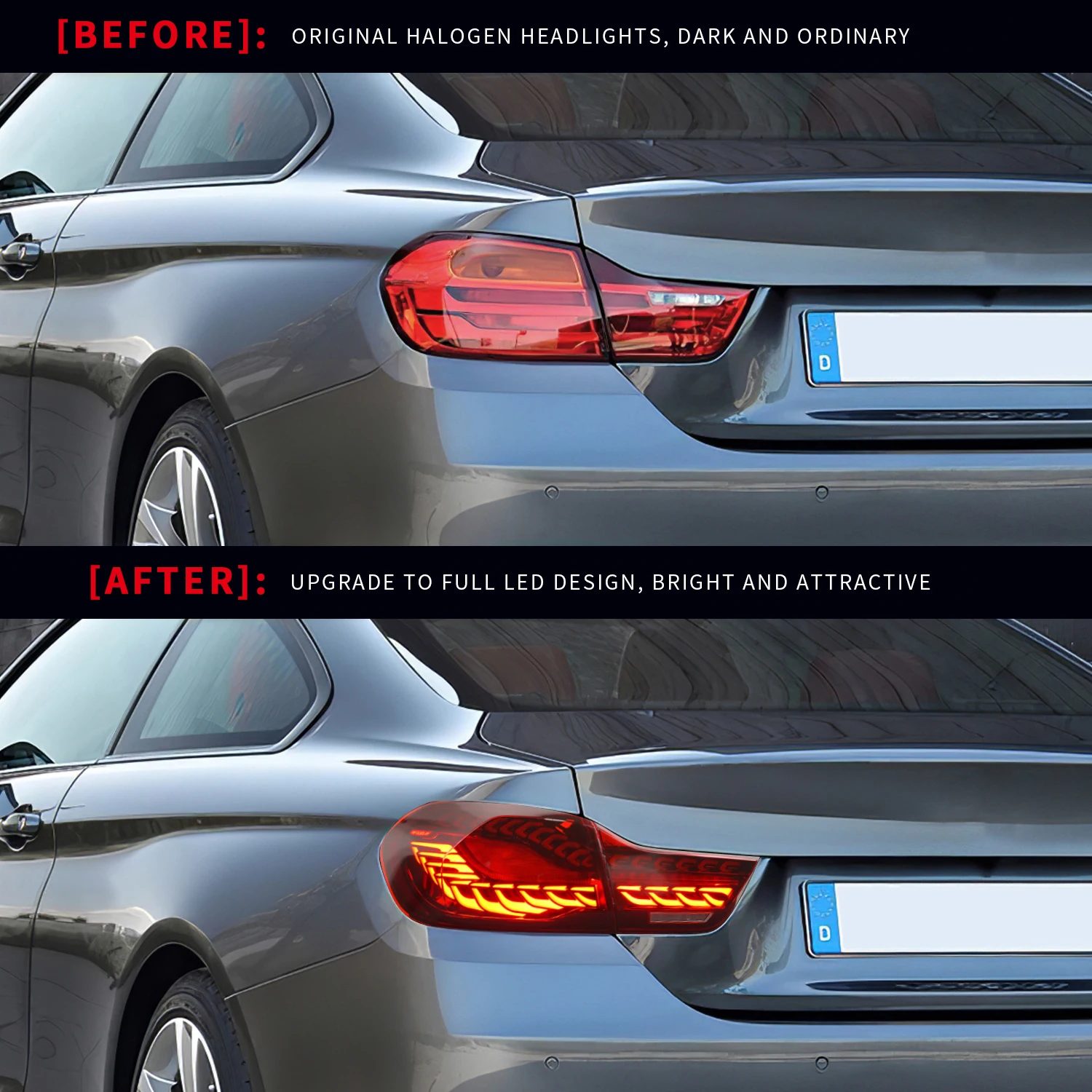 Архаический светодиодный задний фонарь для BMW 4 серии модель concept 2014-2020 F32 F33 F36 420i 420d 425d 430d 435d M4 GTS F82
