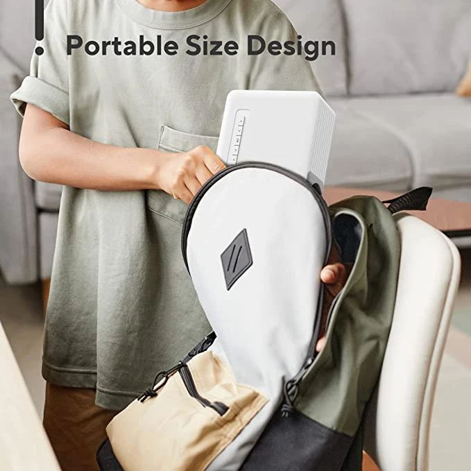 HD Mini Projector 100 ANSI Lumens Portable LED Proyector time to Play Led Projector for Kids N2 White