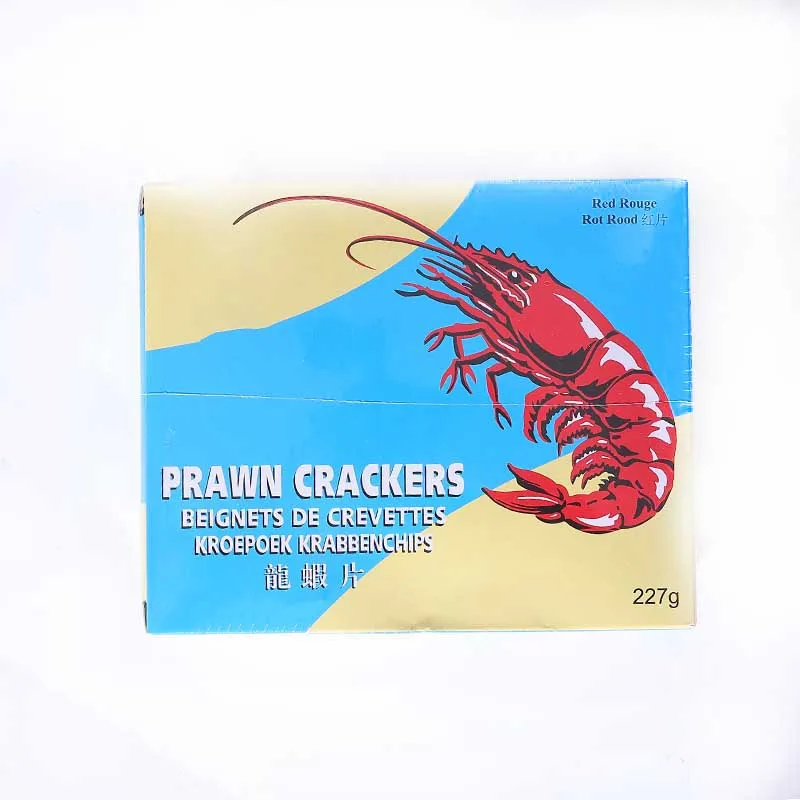Manufacturer Directly Dazzling and Radiant Ruby Red Rich and Tasty Red Prawn Crackers