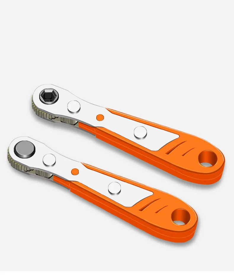 Forward and reverse screwdriver ratchet right angle turning wrench cross slotted hand screwdriver