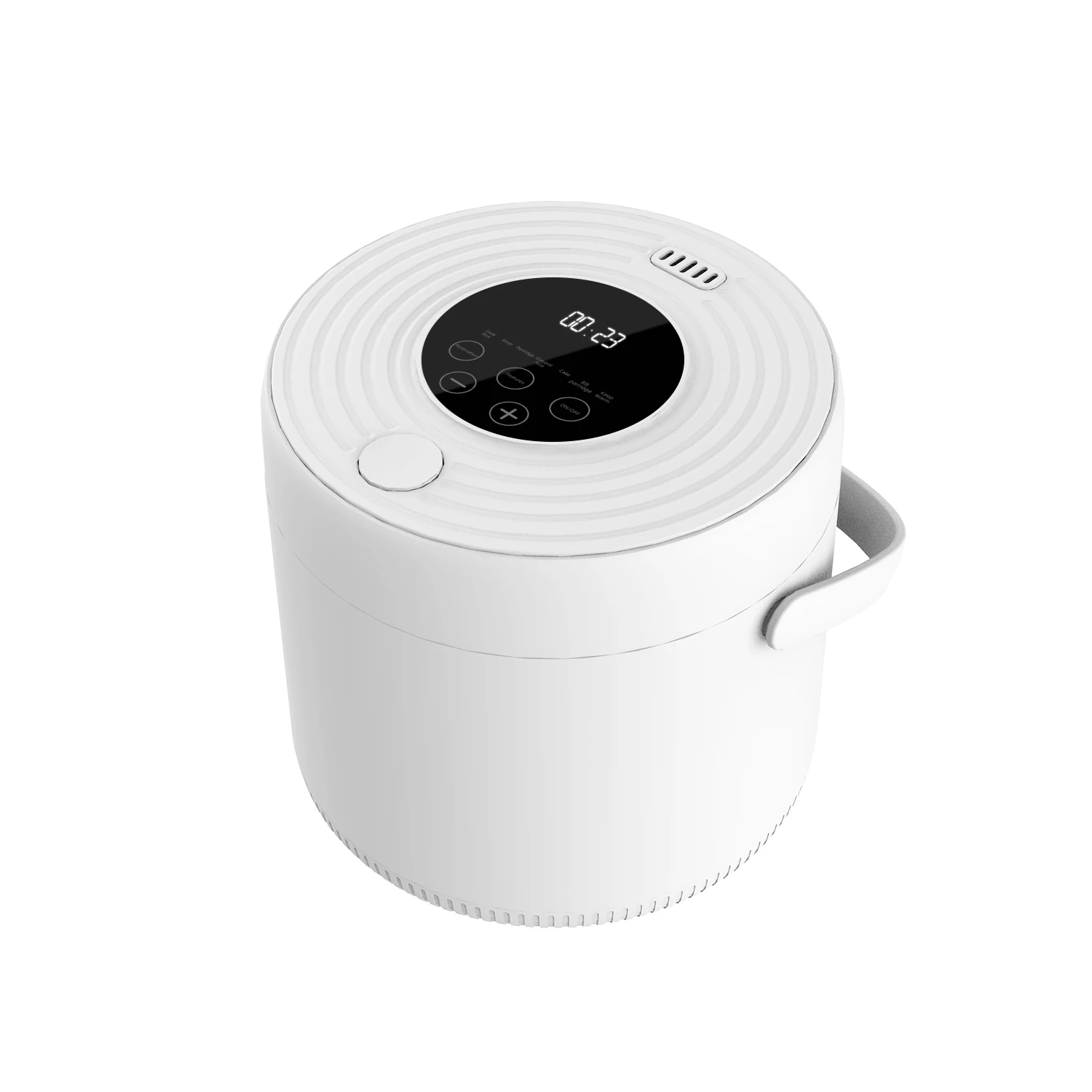 Touchable Button 2L Aluminum Non-stick Coating Multicooker Mini Rice Cooker Electric