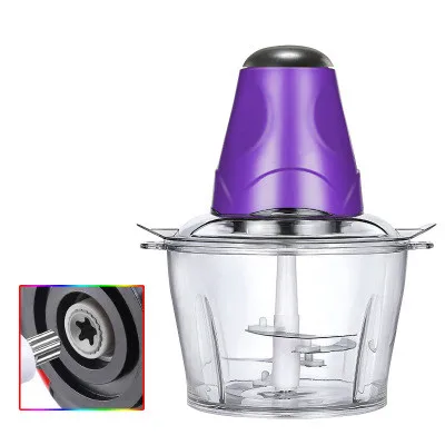 Portable household ABS mini electric meat grinder