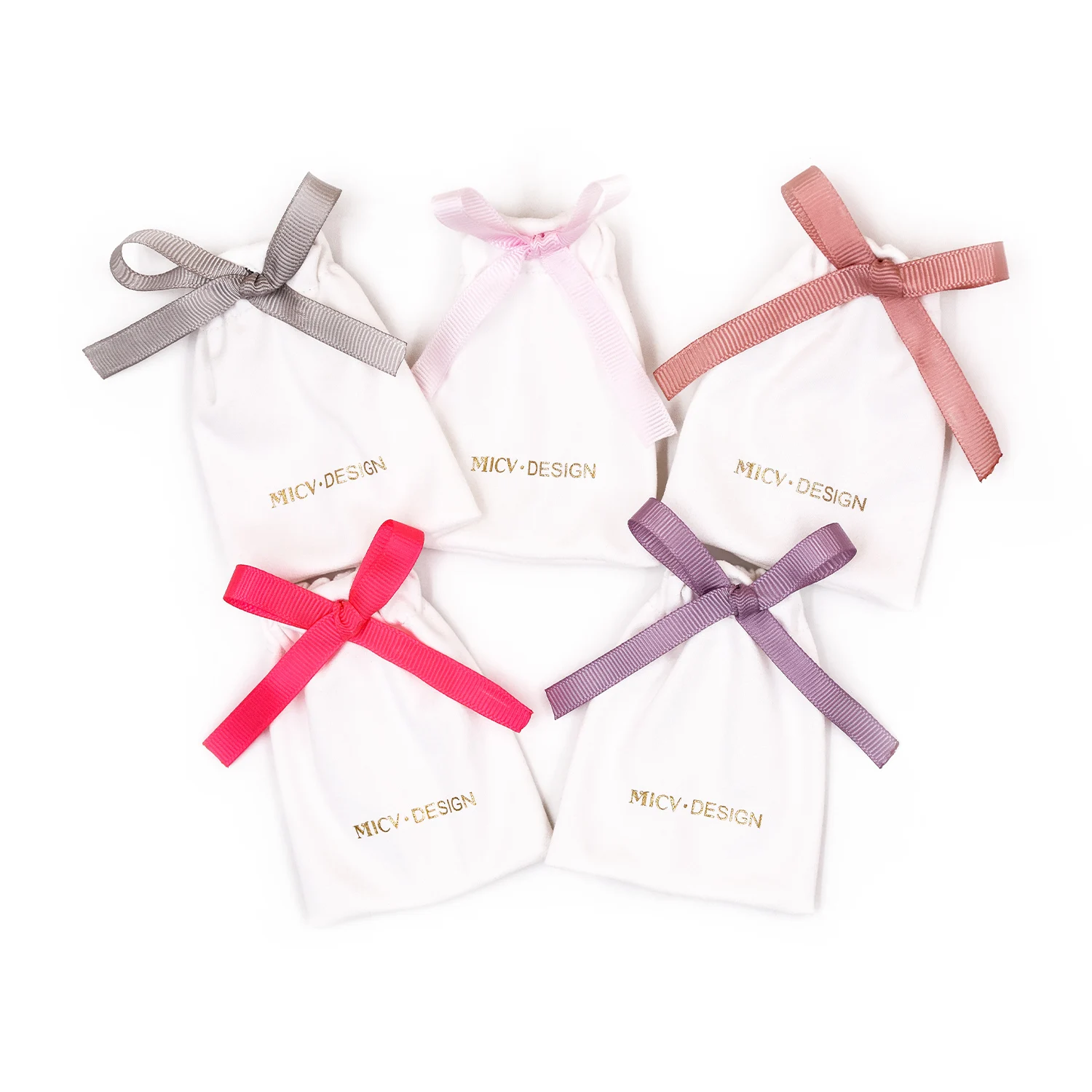 Suede Drawstring Jewelry Bag Chic Small Gift Packing Pouch Earrings Ring Necklace Jewelry Packaging Display Bag