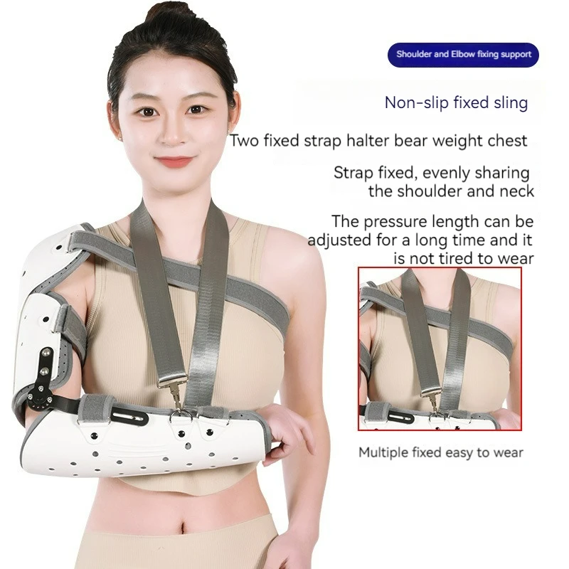 Orthopedic Telescopic Adjustable Arm Brace Arm Sling Rotator Cuff And Elbow Support Arm Fixed Support