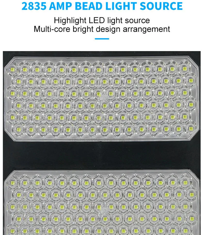 Remote Control Abs Integrated Power Panel Solar Street Lamp 200w 300w 400w Outdoor Waterproof All In One Led Solar Street Light