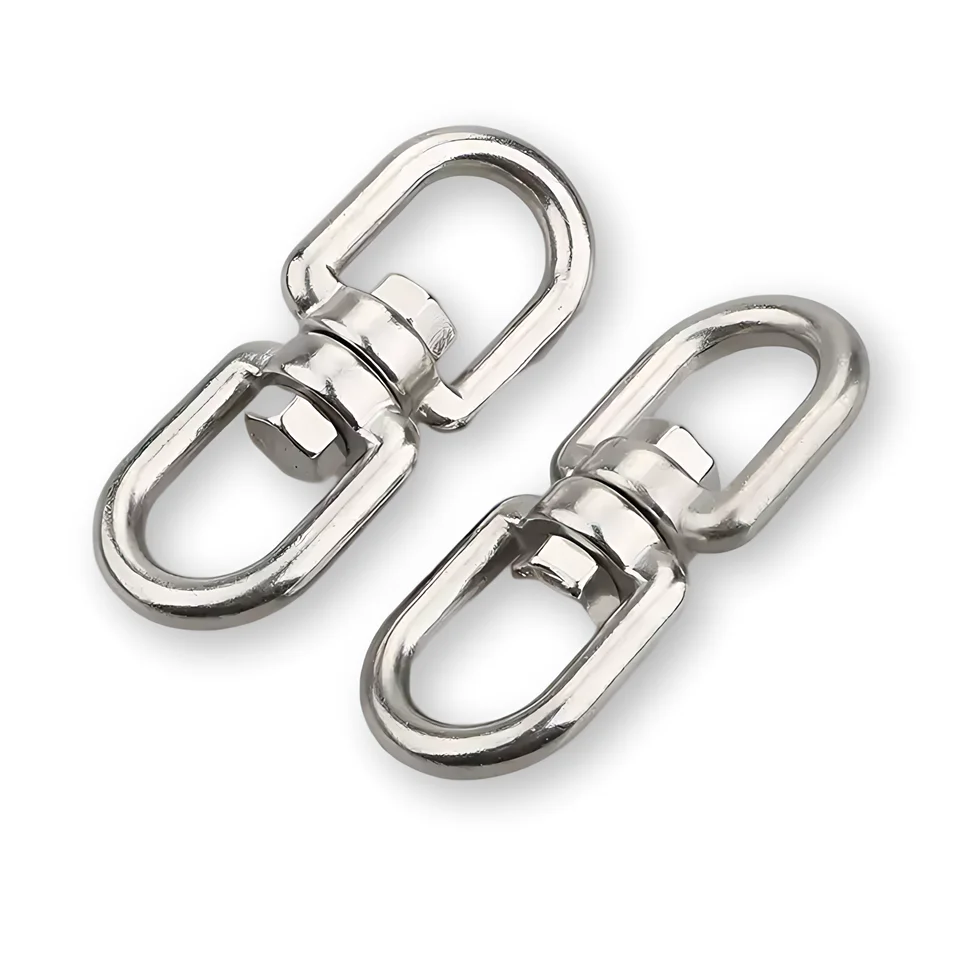 High quality Stainless Steel Swivel Eye Hook Ring Hanging Swivel Eye And Eye Link Swing Swivel